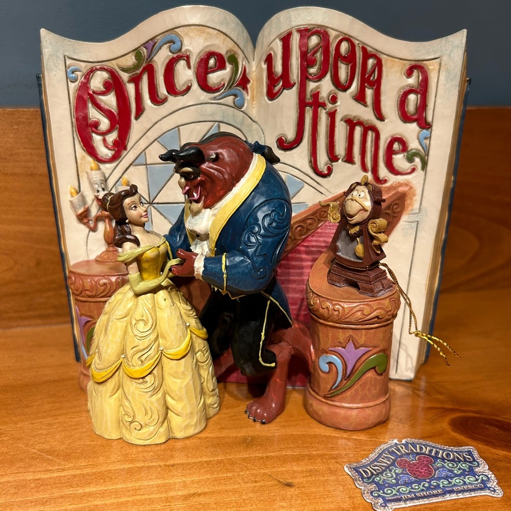 Disney Beauty and the Beast Sculpture - Storybook